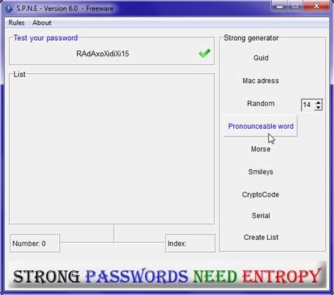Strong Passwords Need Entropy